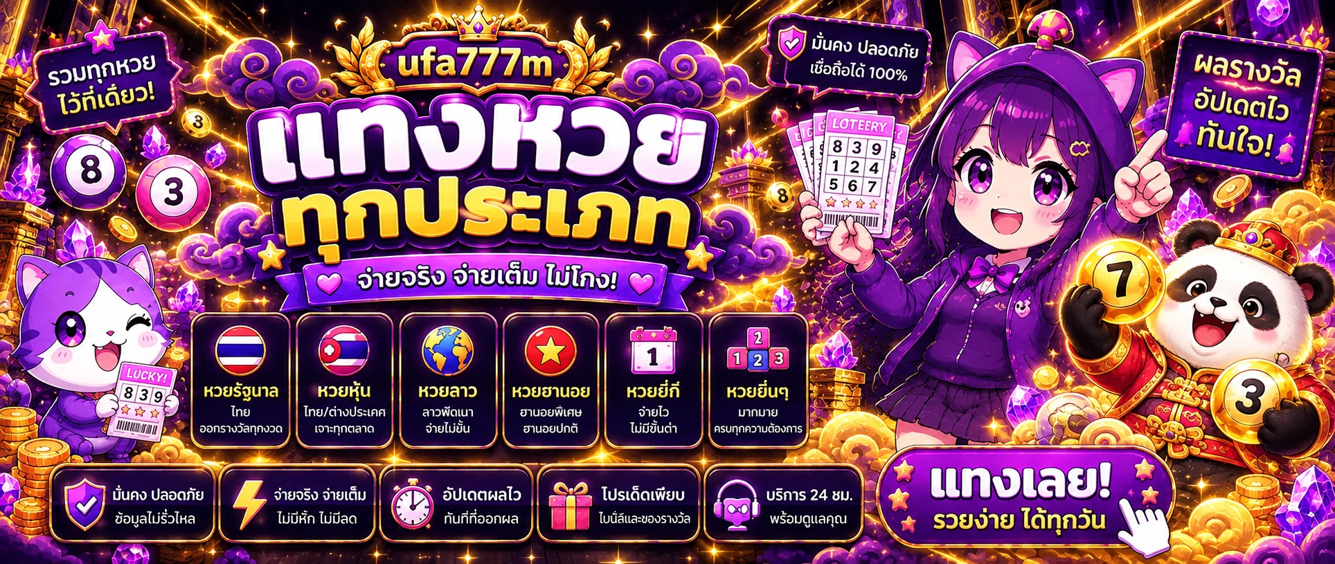 หวย ufa777m ภาพแนะนำบริการ